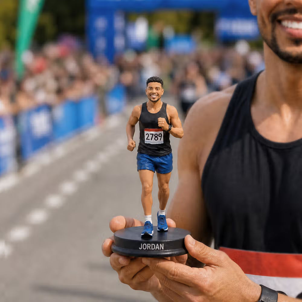 Mini Atleta Premium | Sua conquista merece um lugar de destaque.